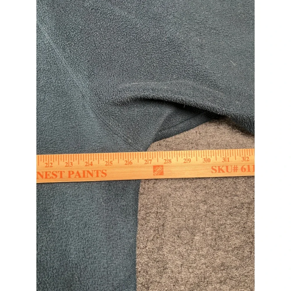 Bugle Boy Fleece Pullover Mens XL Teal Excellent Vintage 1/4 Zip Crest Logo